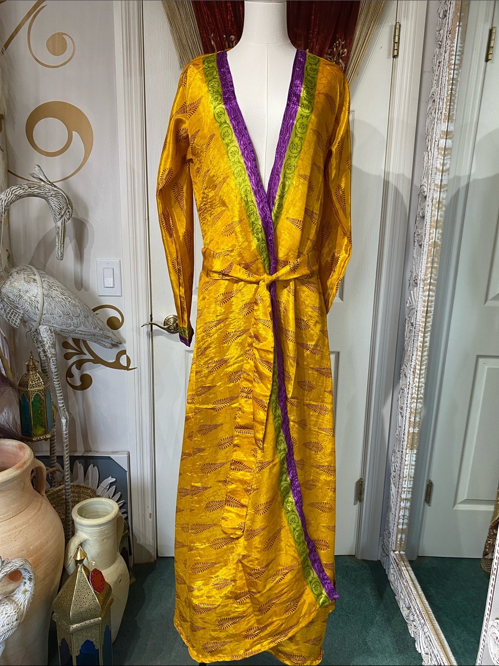 Upcycled Kimono Robe